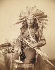 Little, the instigator of Indian Revolt at Pine Ridge, 1890, 1891 Creator: John C. H. Grabill
