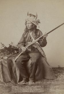 Little, the instigator of Indian Revolt at Pine Ridge, 1890, 1891. Creator: John C. H. Grabill