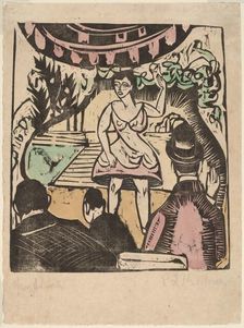 Little Variety Act with Singer. Creator: Ernst Kirchner