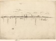 Little Venice, 1880. Creator: James Abbott McNeill Whistler