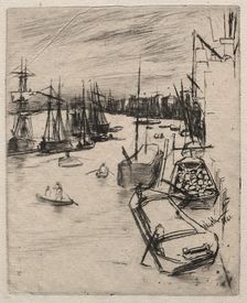 Little Wapping, 1861. Creator: James McNeill Whistler (American, 1834-1903)