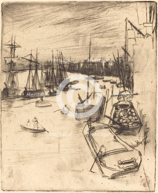 Little Wapping, 1861. Creator: James Abbott McNeill Whistler.