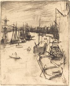 Little Wapping, 1861. Creator: James Abbott McNeill Whistler