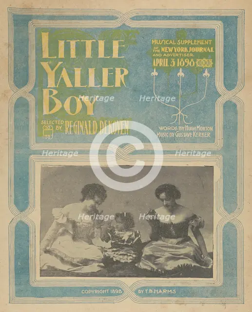 'Little yaller boy', 1898. Creator: Unknown.