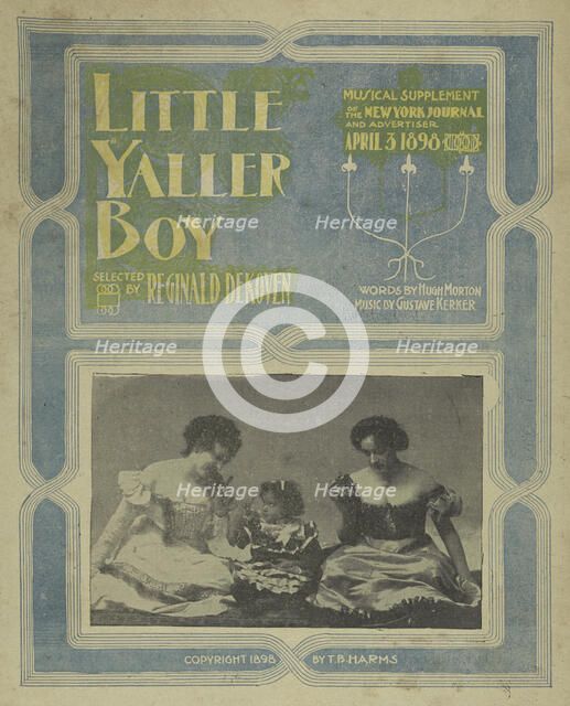 'Little yaller boy', 1898. Creator: Unknown.
