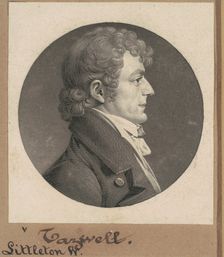 Littleton Waller Tazewell, 1808. Creator: Charles Balthazar Julien Févret de Saint-Mémin