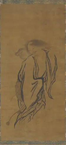 Liu Hai with a Three-legged Toad, Ming dynasty, 16th century. Creator: Unknown