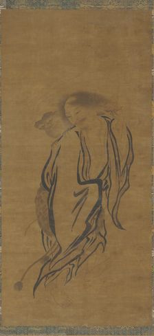 Liu Hai with a Three-legged Toad, Ming dynasty, 16th century. Creator: Unknown