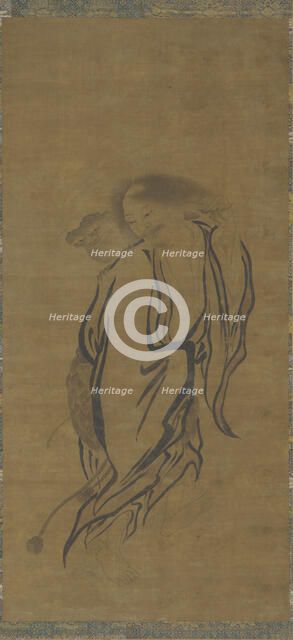 Liu Hai with a Three-legged Toad, Ming dynasty, 16th century. Creator: Unknown.