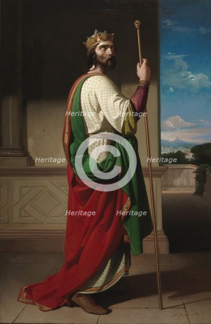 Liuva I, Visigothic King, 1855. Artist: Gisbert Pérez, Antonio (1834-1902)
