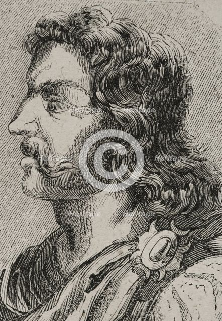 Liuva I (d. 572), King of the Visigoths from 568 to 572, (1853). Creator: Unknown.