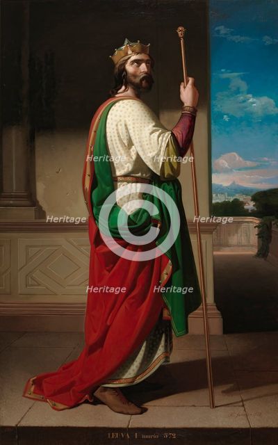 Liuva I, King of the Visigoths, 1855. Creator: Antonio Gisbert.