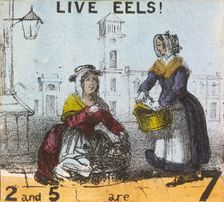 Live Eels! Cries of London, c1840. Artist: TH Jones