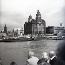 Liver Building, Liverpool, c1955. Creator: Arthur Charles Kirby Ware