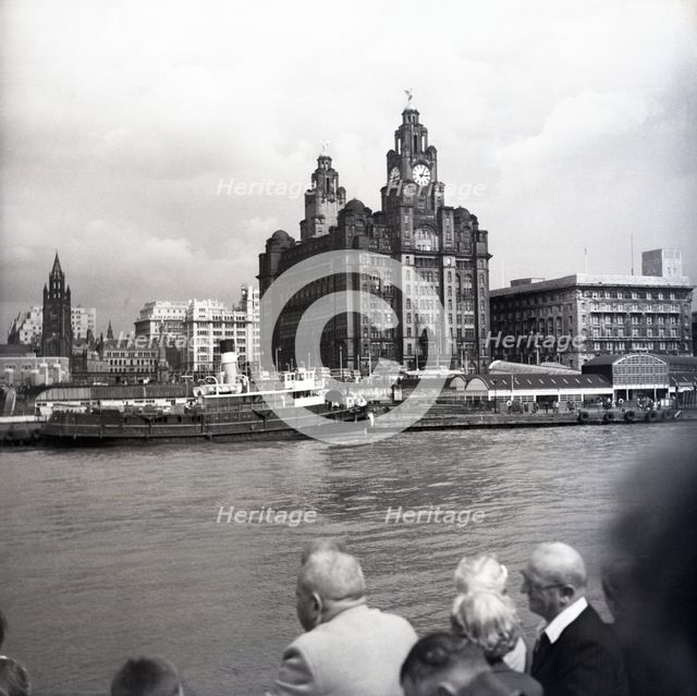Liver Building, Liverpool, c1955. Creator: Arthur Charles Kirby Ware.