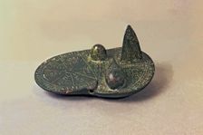 Liver of the omens, bronze piece