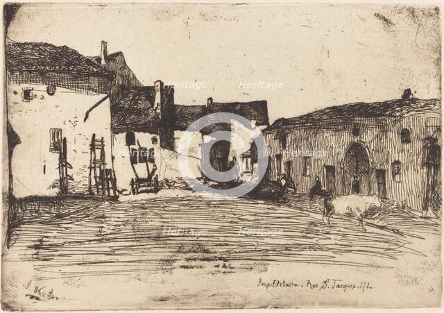 Liverdun, 1858. Creator: James Abbott McNeill Whistler.