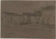 Liverdun. One of the Twelve Etchings from Nature, 1858. Creator: James Abbott McNeill Whistler