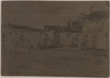Liverdun. One of the Twelve Etchings from Nature, 1858. Creator: James Abbott McNeill Whistler