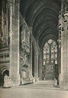Liverpool Cathedral: The Choir, Looking East. Architect, Sir G. Gilbert Scott, R.A., 1924