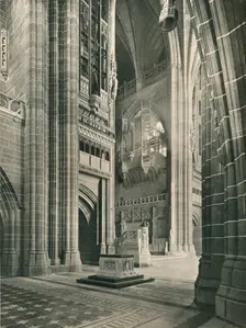 Liverpool Cathedral: General View from Memorial Transept. Architect, Sir G. Gilbert Scott, 1924
