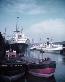 Liverpool Docks, c1955. Creator: Arthur Charles Kirby Ware