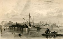Liverpool, from the Mersey, No. 1... mid 19th century. Creator: Robert Brandard
