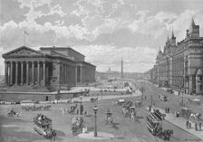 Liverpool: St. George's Hall and Lime Street c1896. Artist: Valentine & Sons