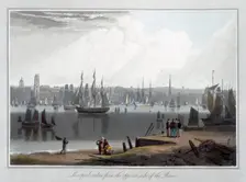 Liverpool, taken from the oppersite side of the River 1815. Creator: William Daniell