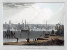 Liverpool, taken from the oppersite side of the River 1815. Creator: William Daniell