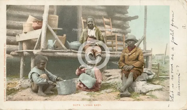 Living Easy, 1902 - 1903. Creator: Detroit Publishing Company.