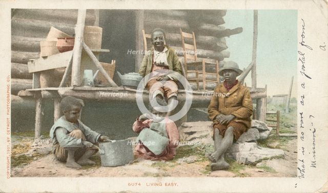 Living Easy, 1902 - 1903. Creator: Detroit Publishing Company.