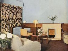 Living-room in Miss Dinshaw's apartment, Stockleigh Hall, Regent's Park, Gordon Russell Ltd. 1937 Creator: Unknown