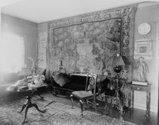 Living room in St. Gaudens, Windsor, Vermont, c1920. Creator: Frances Benjamin Johnston