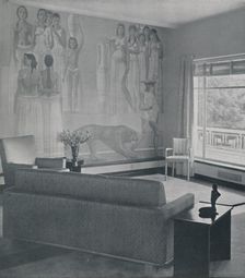 Living room in the Cafritz residence in Georgetown, Nr. Washington D.C. 1942