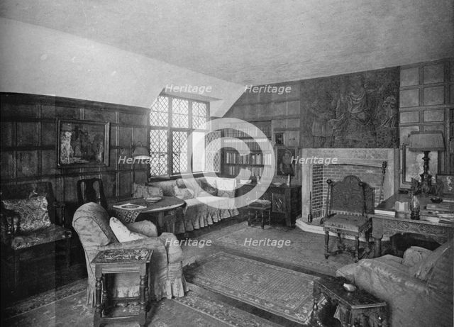 Living room, office and residence of Frederick Sterner, New York, 1922. Artist: Unknown.