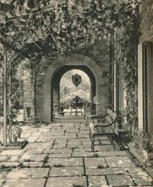 Living Terrace, Country House of Mr. W. Griffin Gribbel, Chestnut Hill, Philadelphia c1928
