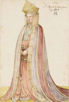 Livonian Lady, 1521. Creator: Dürer, Albrecht (1471-1528)