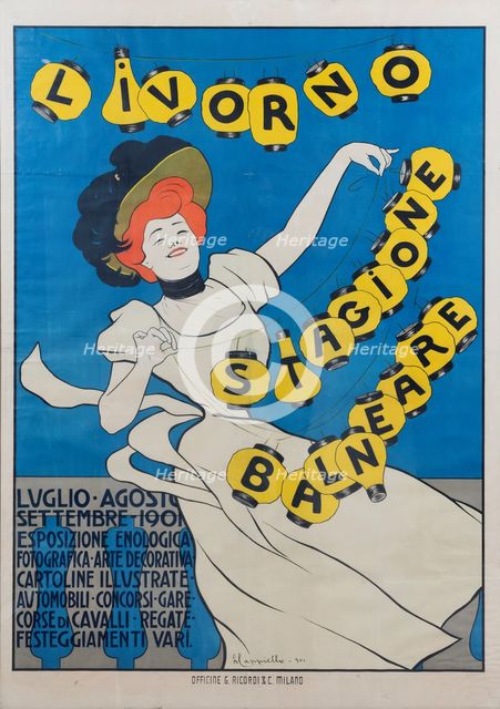 Livorno stagione balneare, 1901. Creator: Cappiello, Leonetto (1875-1942).