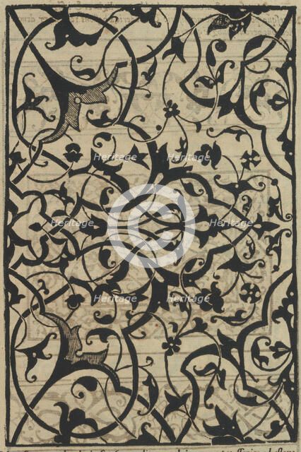 Livre de Moresques, page 11 (recto), 1546. Creator: Francesco di Pellegrino.