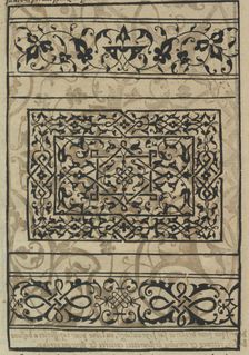 Livre de Moresques, page 11 (verso), 1546. Creator: Francesco di Pellegrino