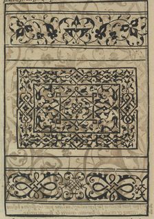 Livre de Moresques, page 11 (verso), 1546. Creator: Francesco di Pellegrino