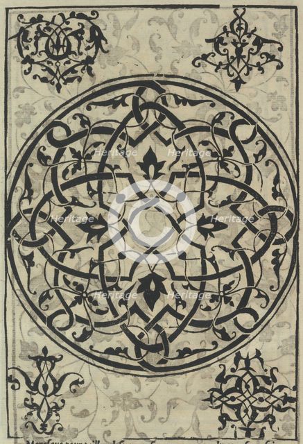 Livre de Moresques, page 13 (verso), 1546. Creator: Francesco di Pellegrino.