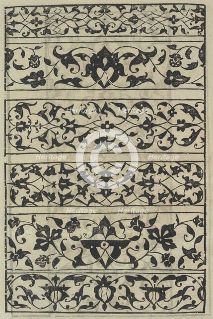 Livre de Moresques, page 3 (verso), 1546. Creator: Francesco di Pellegrino.