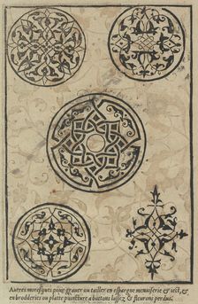 Livre de Moresques, page 3 (recto), 1546. Creator: Francesco di Pellegrino