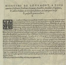 Livre de Moresques, title page (verso), 1546. Creator: Cornelis Bos