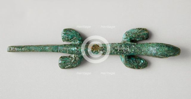 Lizard Figurine, Ptolemaic Period (332-30 BCE) or later. Creator: Unknown.