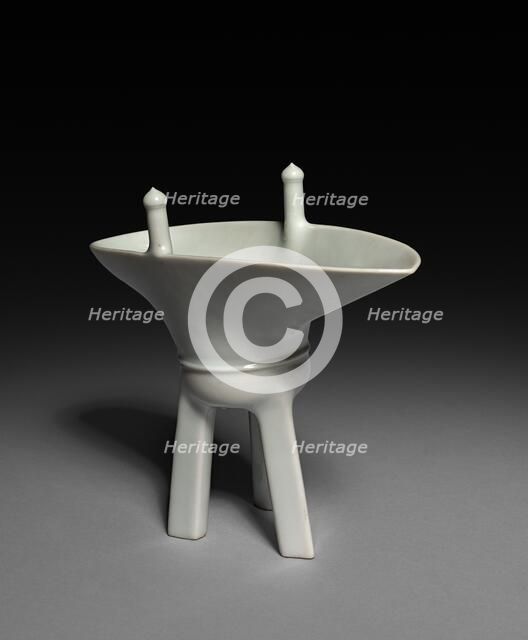 Libation Cup (Jue), 1402-1424. Creator: Unknown.