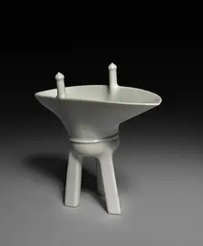 Libation Cup (Jue), 1402-1424. Creator: Unknown