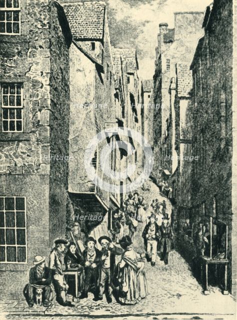'Libberton Wynd from the Cowgate', early 19th century, (1946).  Creator: Walter Geikie.